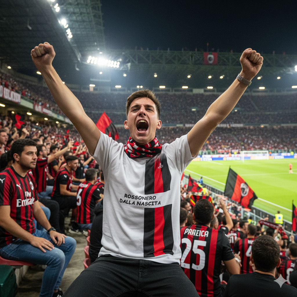 ROSSONERO DALLA NASCITA